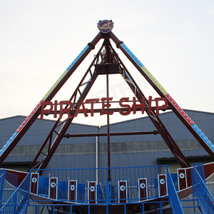 Encantadores paseos en parque de atracciones, barco al aire libre, parque de atracciones, 40 asientos, barcos piratas de fibra de vidrio, paseos a la venta - Product Image 6