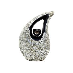 Urnas de lágrima para adultos de aluminio de diseño colorido de alta calidad para uso de cremación precios bajos urnas de lujo de Metal funerario hecho India 2024 - Product Image 4