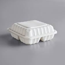 กล่องพลาสติกแบบฝาพับรีไซเคิลได้สำหรับร้านอาหารกลางวันแบบใช้แล้วทิ้งภาชนะบรรจุอาหาร mfpp พร้อมฝาปิดแบบบานพับ - Product Image 3