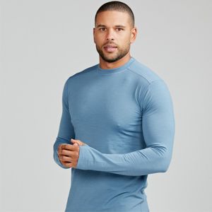 เสื้อแขนยาวขนแกะ Merino เป็นมิตรกับสิ่งแวดล้อมสําหรับการสวมใส่อย่างเป็นทางการ - ทนต่อกลิ่นและแห้งเร็วเหมาะสําหรับทุกฤดูกาล - Product Image 5