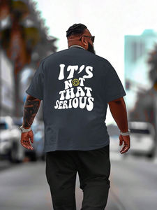 Camiseta lavada con ácido Vintage de tendencia para hombre 100% algodón suave estampado Digital en Pakistán - Product Image 2