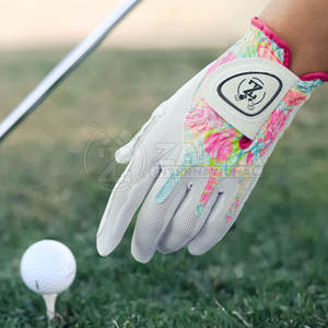 Soft Sheepskin Leather Custom Professional Left Hand <b>Women</b> <b>Golf</b> <b>Gloves</b> Custom Design High Quality - Product Image 6