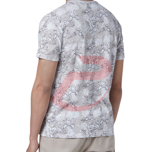 Camiseta de Poliéster/Algodón para Hombre al por Mayor para Verano, Logotipo y Estampado Personalizados, Secado Rápido y Transpirable - Product Image 4