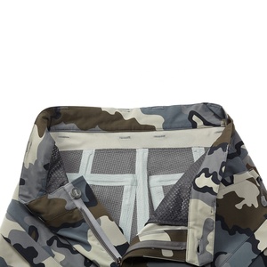 Ropa de caza para hombres con forro polar, chaqueta y pantalones de caza silenciosos, uniforme táctico de camuflaje - Product Image 3