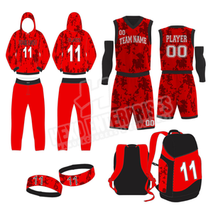 Ensemble de maillots de basket-ball universitaire personnalisés de haute qualité Kits d'uniformes bon marché Survêtements personnalisés pour les sports d'été personnalisés - Product Image 5