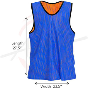 Reversible <b>Training</b> <b>Vests</b> Two Sides Sports <b>Vest</b> <b>Football</b> Jersey Pinnies for Soccer Sports Team Reversible <b>Training</b> Bibs - Product Image 2