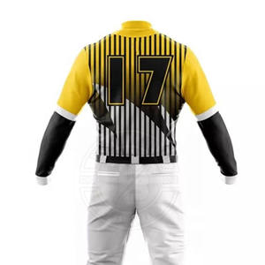 ชุดเบสบอลระบายอากาศได้ดีคุณภาพสูงชุดเสื้อผ้าที่ออกแบบล่าสุดสำหรับทีมผลิต - Product Image 5