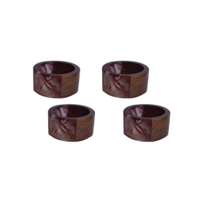 Wood and Resin Napkin Holder High Quality <b>Tabletop</b> Classic Stylish Luxurious Napkin Ring at Lowest Cost - Product Image 4