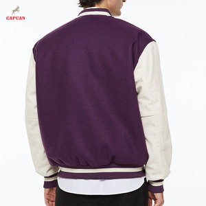 Veste d'hiver décontractée structurée à finition lisse, col montant, construction durable, détails de couture propres, écologique, légère - Product Image 3