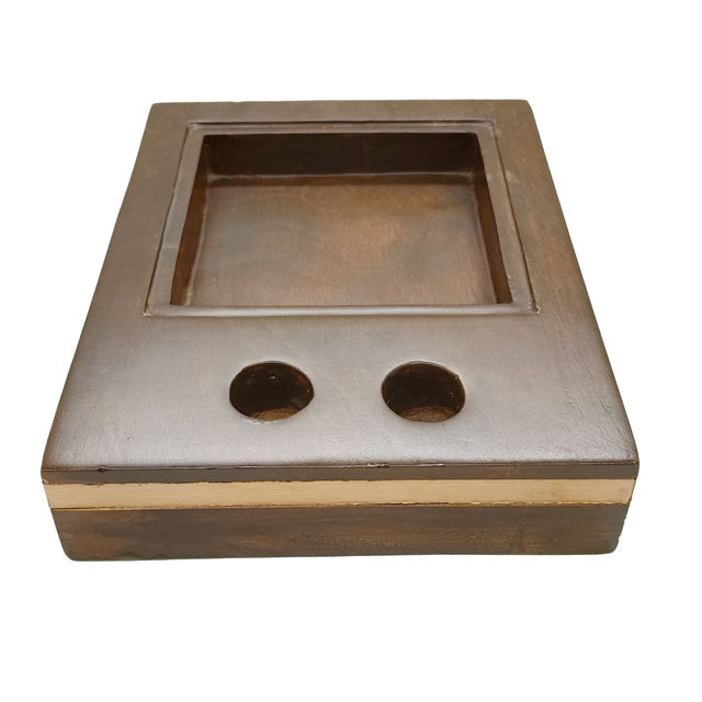 สีน้ำตาล