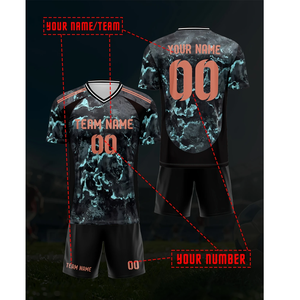 Maillot de football américain sur mesure de haute qualité Premium impression numérique Sublimation équipe haut court maillot de football américain Premium - Product Image 2