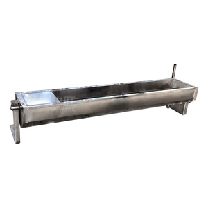 Fregadero de bebida de acero inoxidable para granja y animales, bebedero duradero de temperatura constante para Vaca, ganado, ovejas - Product Image 1