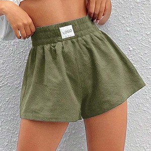 Shorts pour femmes toutes tailles séchage rapide vente en gros respirant femmes Shorts dernier Style couleur unie vêtements pour femmes Shorts personnalisés - Product Image 3