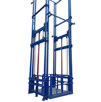 Nouveau monte-charge industriel électrique hydraulique à grande capacité sur rail de guidage, modèle 3, pour entrepôts fixes sur le deuxième/troisième étage d'usine