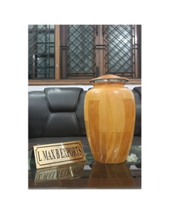 Urnas decorativas de diseño exclusivo, urnas de cremación de Metal de aluminio de alta calidad estándar, tarro conmemorativo funerario de acabado - Product Image 3