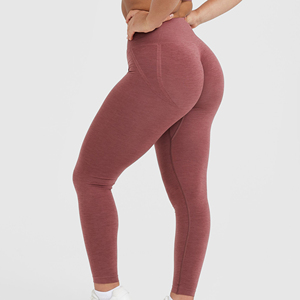 High Quality Solid Jogging Fitness Running Full Length <b>Compression</b> <b>Women</b> <b>Leggings</b> Pants Quick Dry Breathable - Product Image 2