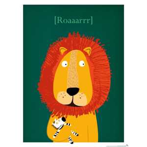 Ensemble de 3 affiches pour chambre d'enfant au design moderne, 30 x 40 cm, avec de grands chats - Product Image 1