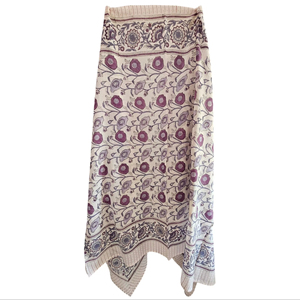 Pareo de Algodón con Estampado Floral Sanganeri Hecho a Mano para Mujer, Cubierta de Bikini para Playa, Tamaño - 44 pulgadas X 72 pulgadas - Product Image 1