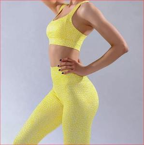 Conjuntos de Shorts de Yoga sin Costuras, Talla Personalizada, Hechos de Poliéster y Spandex, Precio al por Mayor, Ropa Deportiva Activa, Conjuntos de Dos Piezas, Leggings - Product Image 3