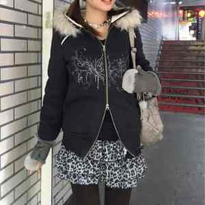 Sudadera con Capucha de Diseño Nuevo Estilo 2025 con Capucha de Piel, Sudadera Extra Grande y Gruesa de Moda Invernal para Hombre - Product Image 5