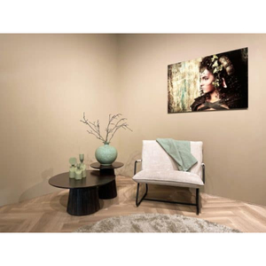 Noir ondulé nouveau Style café Table basse en bois massif meubles de salon de luxe meilleure maison chambre ensemble cuisine table basse - Product Image 2