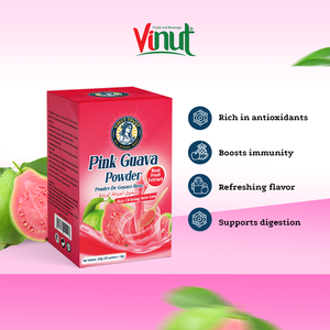 Polvo de guayaba Rosa OEM para VINUT TRUST Factory Sweet Tropical Juice Box Stick Pack Bebida Comida y bebida - Product Image 5
