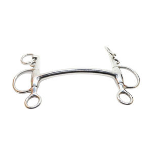 Brocas para montar a caballo dulces de alta calidad, anillos sueltos fijos de acero inoxidable de nueva condición, servicio OEM ODM de curva baja personalizado - Product Image 1