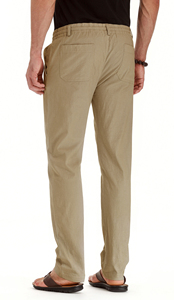 Pantalon kaki de bureau pour hommes Pantalon de survêtement de gymnastique Pantalon de fitness d'entraînement Sports Jogging Street Casual Wear Pantalon de golf à jambe droite pour hommes - Product Image 3