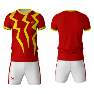 Venta al por mayor de ropa deportiva de Rugby Unisex conjunto transpirable logotipo personalizado impreso uniformes transpirables nuevo estilo técnica de sublimación - Product Image 2