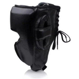 Premium Quality Hand Made Boxing Kit 100% Genuine Leather With Gloves <b>Head</b> Guard Groin Guard Professional Sparring <b>Training</b> Set - Product Image 4