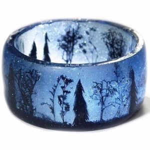 เครื่องประดับแฟชั่นกำไลข้อมือกำไลข้อมือแฟชั่นกำไลข้อมือแฟชั่นขนาดใหญ่อินเทรนด์ใหญ่ใหญ่ใหญ่เกินจริงหลายสีอะคริลิคเรซิ่น - Product Image 1