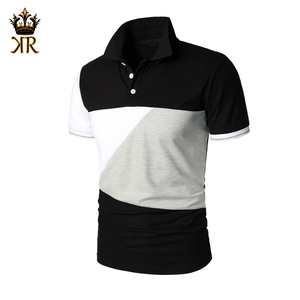 100% algodón para hombre para camiseta Polo de calidad superior transpirable y diseño liso simple tela de lona con patrón sólido - Product Image 2