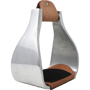 Estribos para montar a caballo, 1 par de estribos de seguridad ingleses de acero inoxidable, manguera para jinetes ecuestres, pantalones para SILLÍN, absorción de golpes - Product Image 4