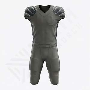 Uniforme de Fútbol Americano 100% Poliéster al por Mayor, Conjunto Personalizado Único, Manga Corta, Diseño Transpirable, Ropa Deportiva de Alto Rendimiento para Equipos - Product Image 1