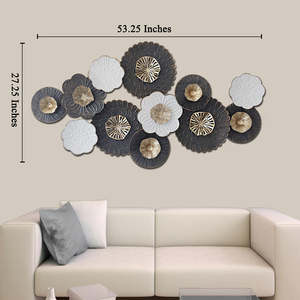 Art mural décoratif en métal moderne de qualité supérieure suspendu pour la décoration intérieure de la maison - Product Image 5