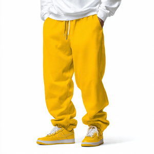 Pantalones de chándal con cordón para hombre, Invierno 400 GSM, pantalones de chándal de lana para hombre, ropa de Fitness para correr, pijama de pantalón de lana - Product Image 2