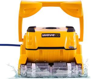 Limpiador Robótico de Piscinas New Wave 100 con Control Remoto y Soporte, Capacidad de Escalar Paredes, Filtro de Carga Inferior - Product Image 1
