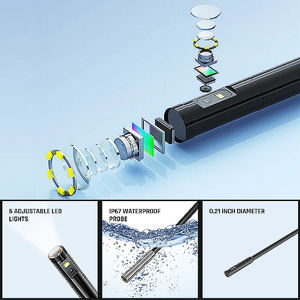 <span class=keywords><strong>Endoscope</strong></span> <span class=keywords><strong>Teslong</strong></span> MS450 5M avec objectif double 8 mm/simple 5,5 mm, écran HD de 4,5 pouces, 200 W pixels avec écran - Product Image 6