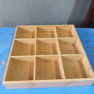 Bandeja Clásica de Madera Natural |   Diseño Rústico Hecho a Mano para el Hogar y la Cocina |   Material Ecológico - Product Image 5