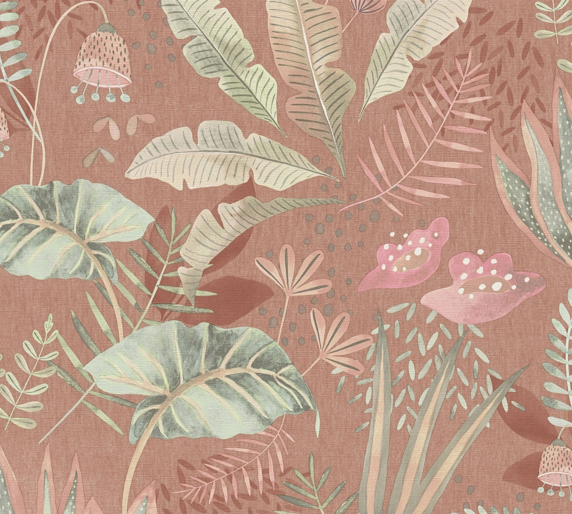 red orange green pink