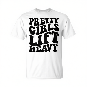 Camiseta Deportiva Vintage para Amantes del Gimnasio, Chicas Bonitas Levantan Pesas - Producto Promocional - Product Image 2