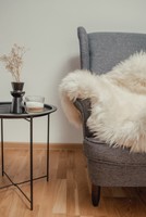 Tapis en peau de mouton blanc naturel, 6 pièces, style scandinave, adapté aux animaux domestiques, tapis en cuir de peau de mouton à poils moyens et doux