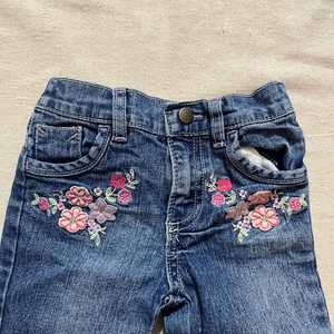 2T bordado pan Baggy Streetwear Denim | Correas de hebilla de Hip Hop | Atuendo de grunge vanguardista | Estética oscura Y2K | Patchwork de pierna ancha - Product Image 3
