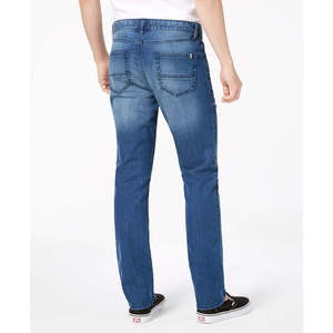 Jeans Moto da Uomo American Rag Slim Fit in Denim Stonewashed Taglia 32X34 Blu Stile Vintage e Hip Hop con Decorazioni a Rivetti - Product Image 2