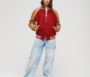 Nueva llegada de las mujeres ligeras al por mayor Varsity chaqueta con manga larga de secado rápido de fábrica al por mayor precio barato ropa - Product Image 3