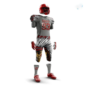 Uniforme de Fútbol Americano de Diseño Personalizado, 100% Poliéster, Sublimación de Alta Calidad, Marca Personalizada, Hecho en Pakistán, Empaque Personalizado - Product Image 4