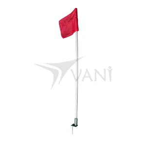 Kualitas Terbaik terbuat dari bendera sudut lapangan sepak bola PVC dengan pegas berat dan lonjakan logam untuk dijual
