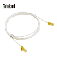 GETEKnet 8P8C Jumper Patchcord Cat 6 LSZH Copper Network Ethernet FTP UTP RJ45 Slim 1ft 10cm 1Mtr Cord High Communication Cables