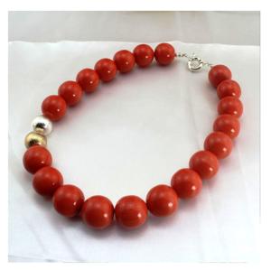 Collier en résine pour femmes Collier multicolore foncé fait à la main avec ange écologique et style bouddhiste - Product Image 2