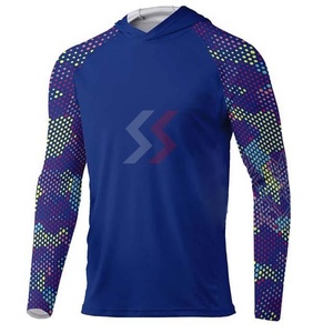 Ropa de pesca Camisas de pesca de manga larga transpirables de secado rápido Diseño personalizado Sublimación Camisas de pesca Tasa al por mayor OEM - Product Image 6